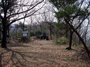 山頂本丸跡